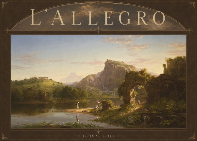 Thomas Cole L'allegro No3 - Affiche