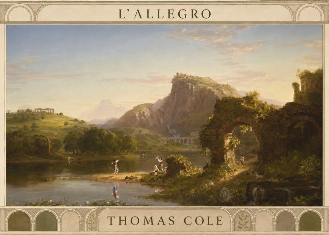 Thomas Cole L'allegro No4 - Affiche