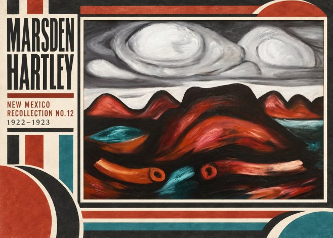 Marsden Hartley New Mexico Recollection No. 12 No3 - Affiche