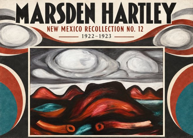 Marsden Hartley New Mexico Recollection No. 12 No4 - Affiche