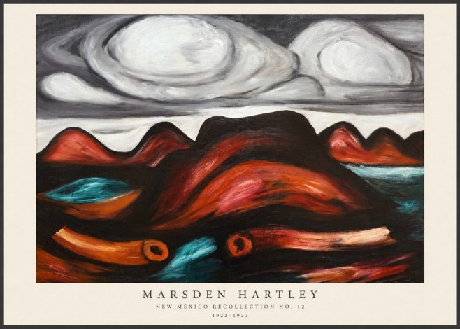 Marsden Hartley New Mexico Recollection No. 12 No6 - Affiche