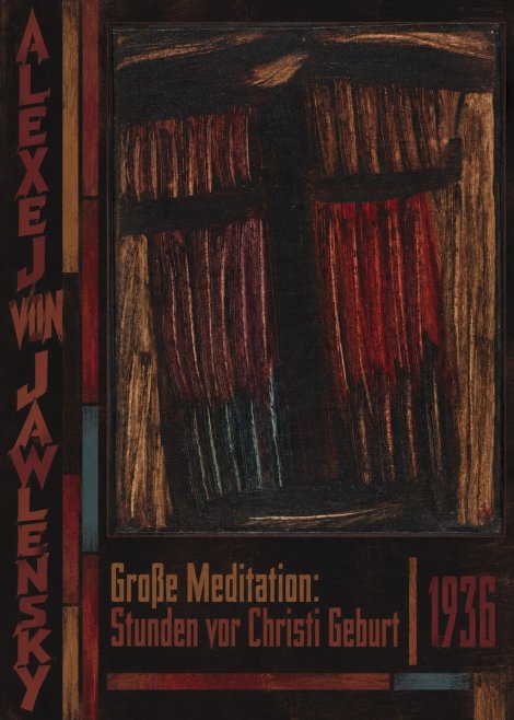 Alexej von Jawlensky Große Meditation: Stunden Vor Christi Geburt No3 - Affiche