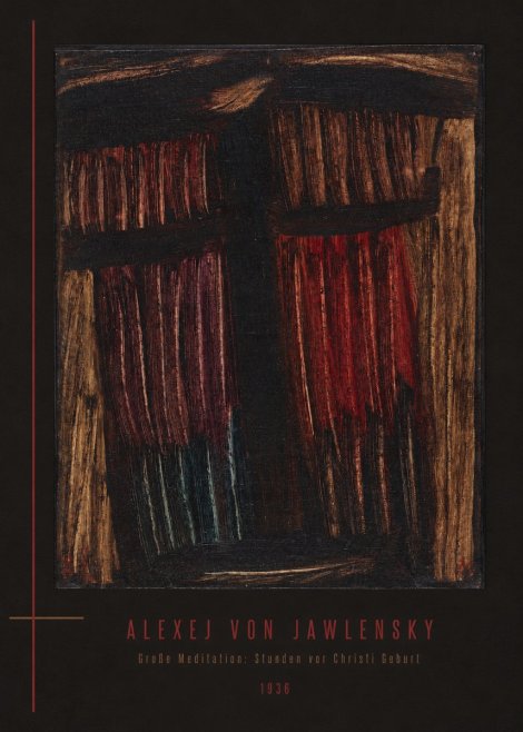 Alexej von Jawlensky Große Meditation: Stunden Vor Christi Geburt No4 - Affiche