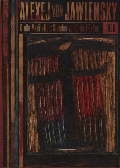 Alexej von Jawlensky Große Meditation: Stunden Vor Christi Geburt No5 - Affiche