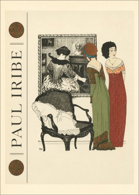 Paul Iribe Elegant Interior Scene No3 - Affiche