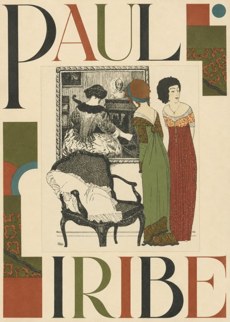 Paul Iribe Elegant Interior Scene No5 - Affiche