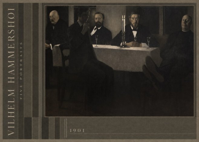 Vilhelm Hammershøi Five Portraits I No3 - Affiche