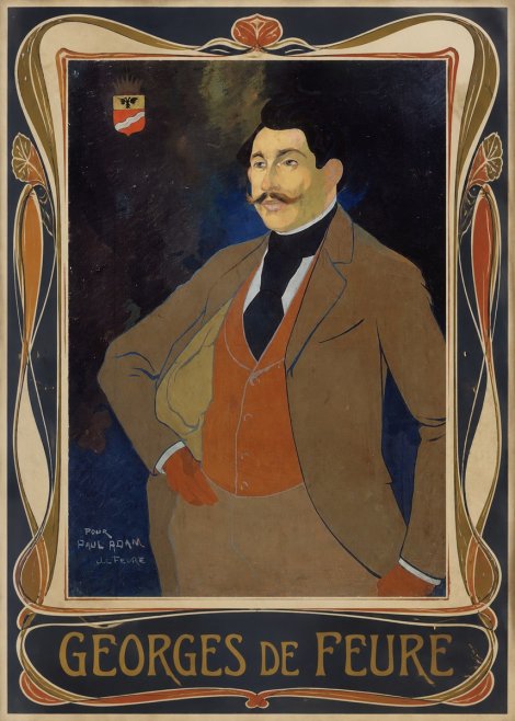 Georges de Feure Portrait De Paul Adam No2 - Affiche