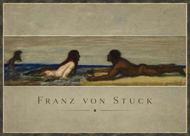 Franz von Stuck Mermaids No2 - Affiche
