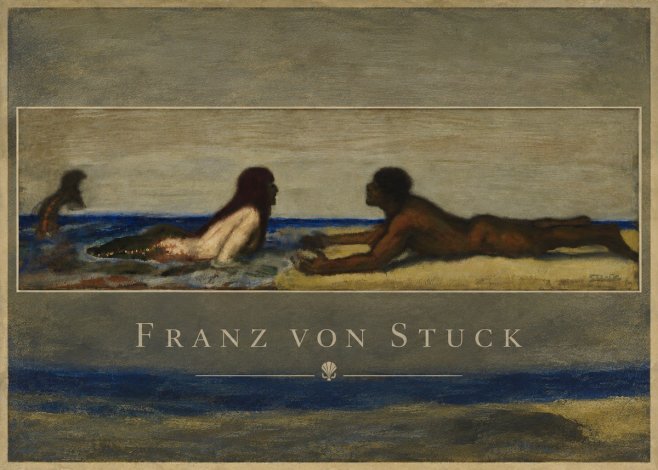 Franz von Stuck Mermaids No5 - Affiche