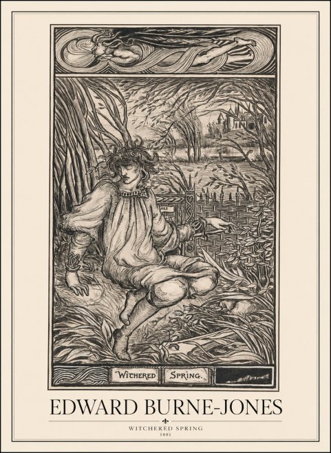 Edward Burne-Jones Withered Spring No1 - Affiche