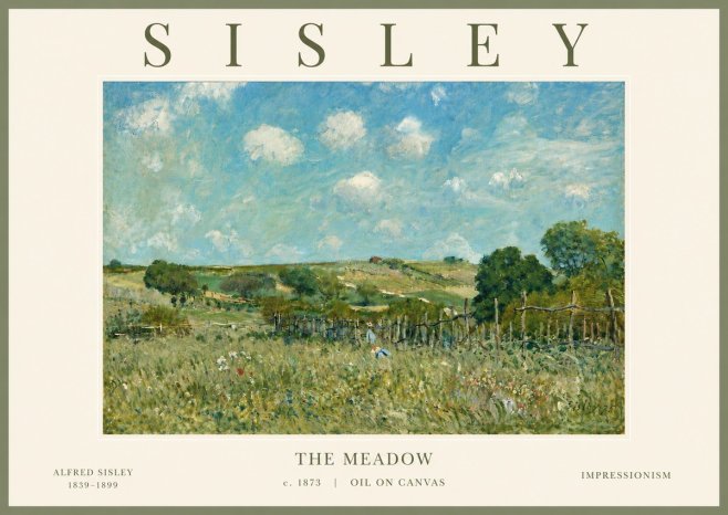 Sisley The Meadow No5 - Affiche