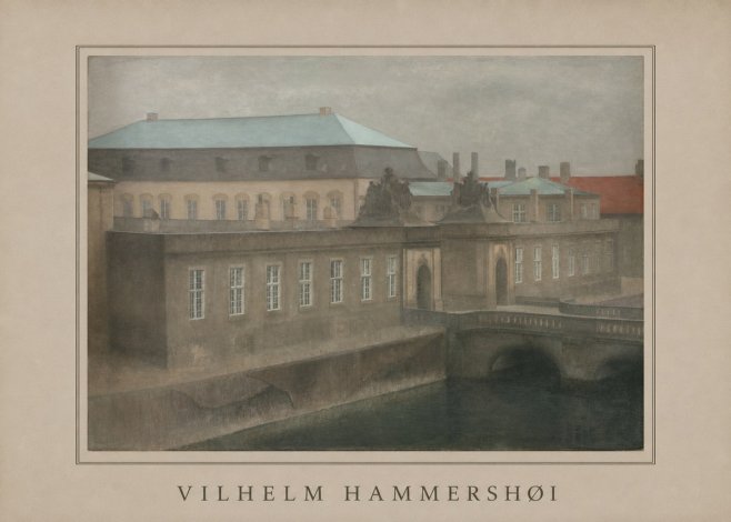 Vilhelm Hammershøi The Old Christiansborg, Late Autumn No6 - Affiche