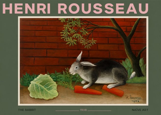 Rousseau The Rabbit No2 - Affiche