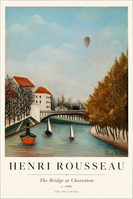 Rousseau The Bridge at Sevres No3 - Affiche