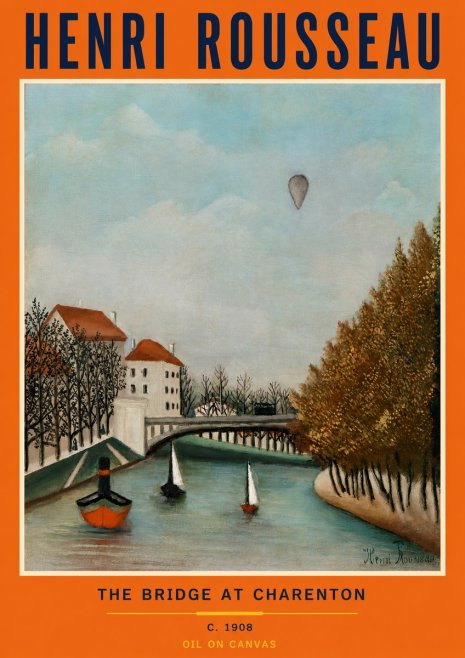Rousseau The Bridge at Sevres No4 - Affiche