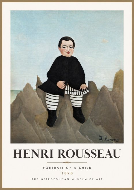 Rousseau Portrait of a Boy No3 - Affiche