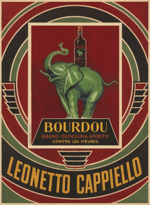 Leonetto Cappiello Bourdou No4 - Affiche