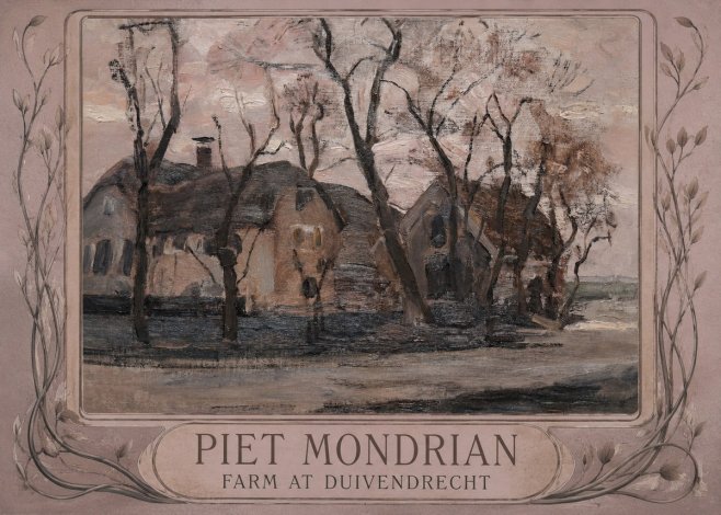 Piet Mondrian Farm at Duivendrecht No4 - Affiche