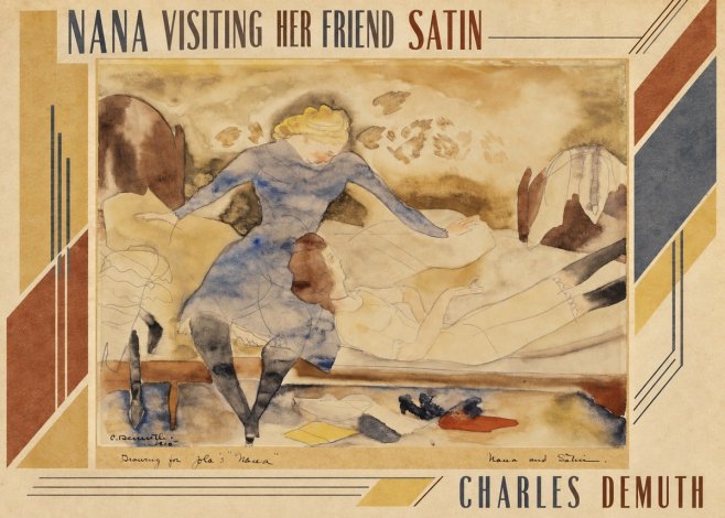 Charles Demuth Nana Visiting Her Friend Satin No3 - Affiche