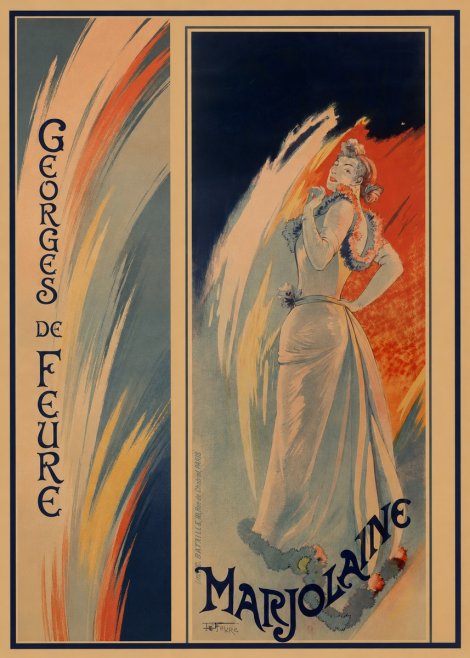 Georges de Feure Marjolaine No2 - Affiche