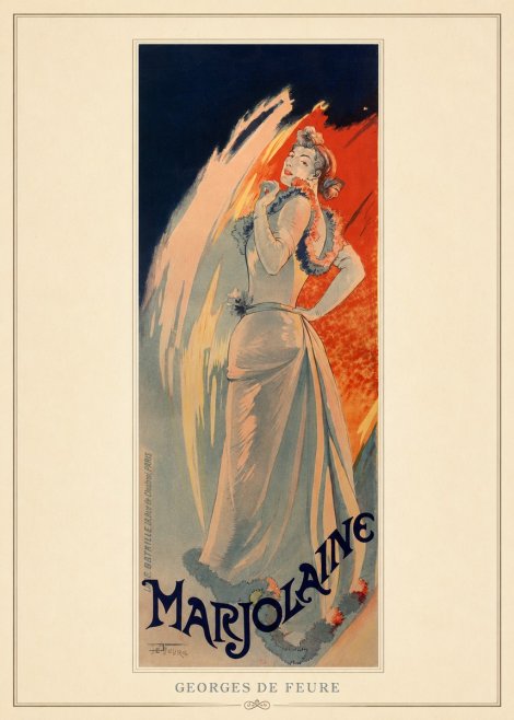 Georges de Feure Marjolaine No4 - Affiche
