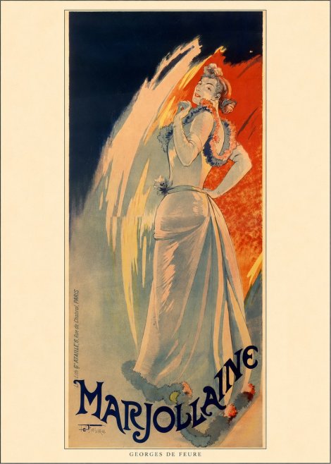 Georges de Feure Marjolaine No6 - Affiche