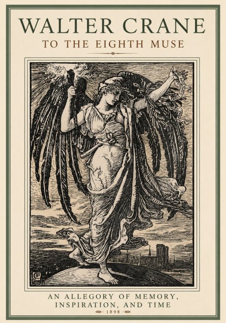 Walter Crane To the Eighth Muse No2 - Affiche