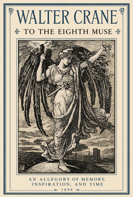 Walter Crane To the Eighth Muse No3 - Affiche