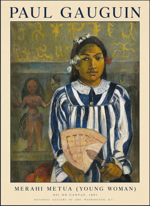 Paul Gauguin Merahi Metua (Young Woman) No1 - Affiche