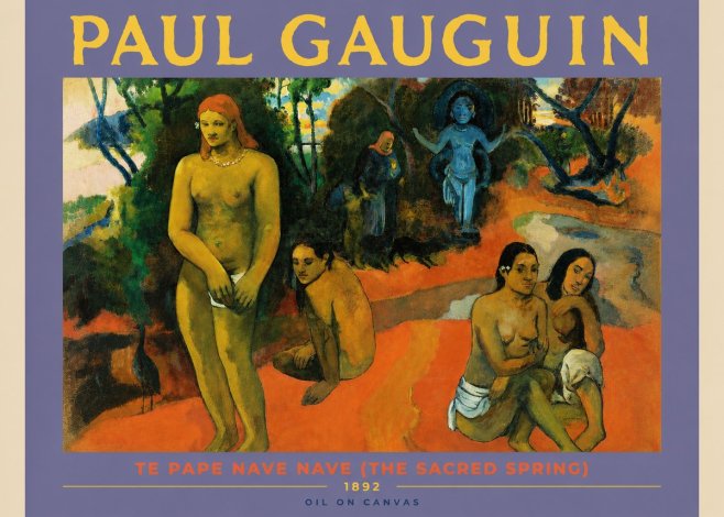 Paul Gauguin Te Pape Nave Nave (the Sacred Spring) No4 - Affiche