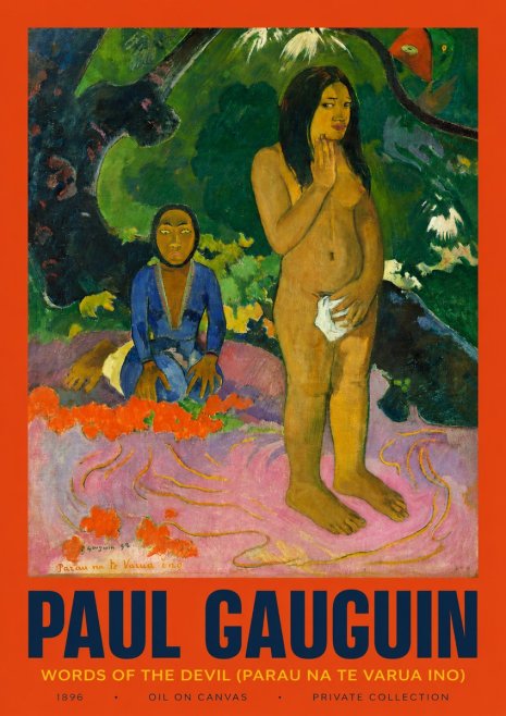 Paul Gauguin Words of the Devil No2 - Affiche
