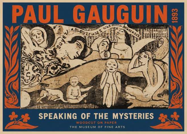Paul Gauguin Speaking of the Mysteries No2 - Affiche