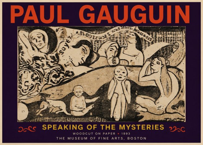 Paul Gauguin Speaking of the Mysteries No6 - Affiche