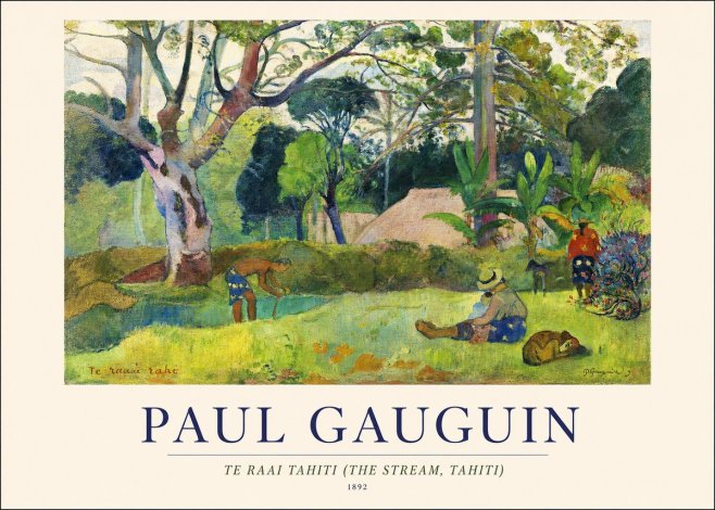 Paul Gauguin Te Ra'ai Rahi (the Great Pond) No2 - Affiche
