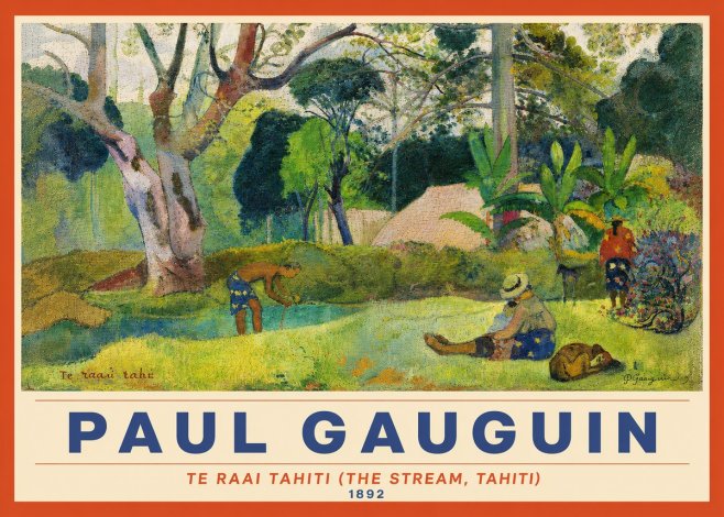 Paul Gauguin Te Ra'ai Rahi (the Great Pond) No4 - Affiche