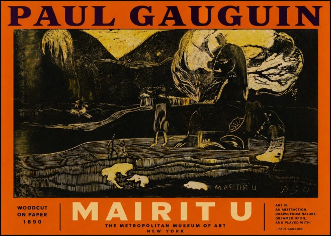 Paul Gauguin Mairit U No2 - Affiche