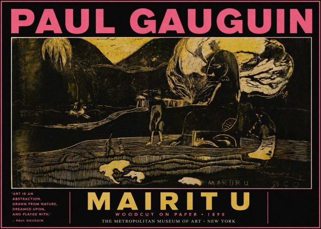 Paul Gauguin Mairit U No3 - Affiche
