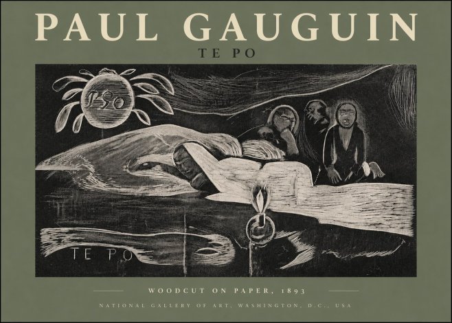 Paul Gauguin Te Po No3 - Affiche