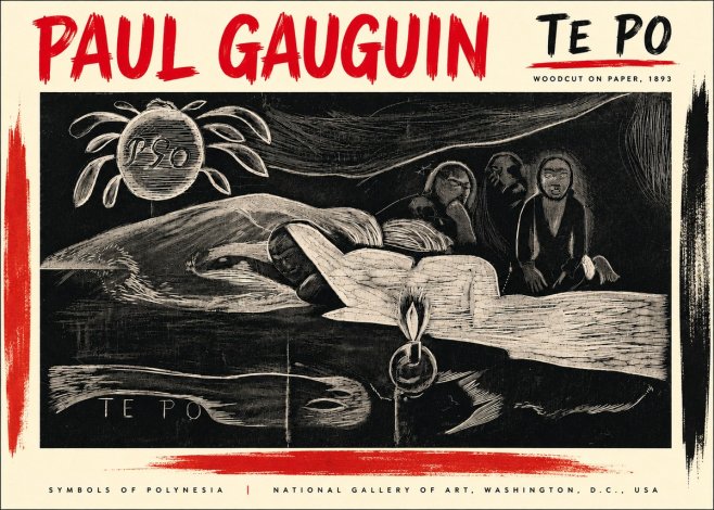 Paul Gauguin Te Po No5 - Affiche