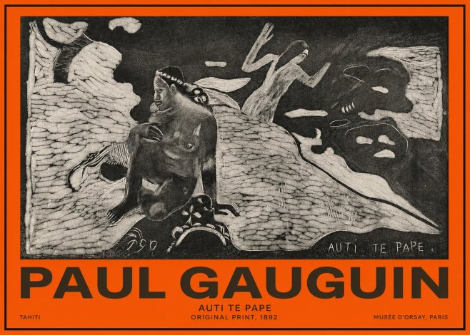 Paul Gauguin Auti Te Pape No2 - Affiche