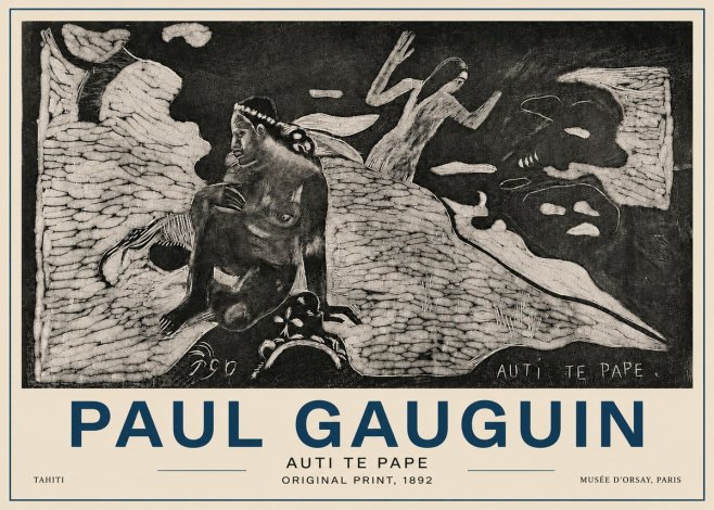 Paul Gauguin Auti Te Pape No4 - Affiche