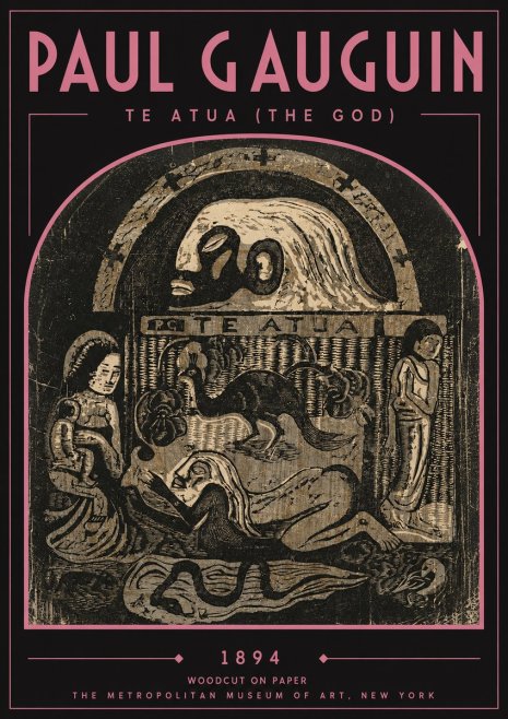 Paul Gauguin Te Atua (the God) No3 - Affiche