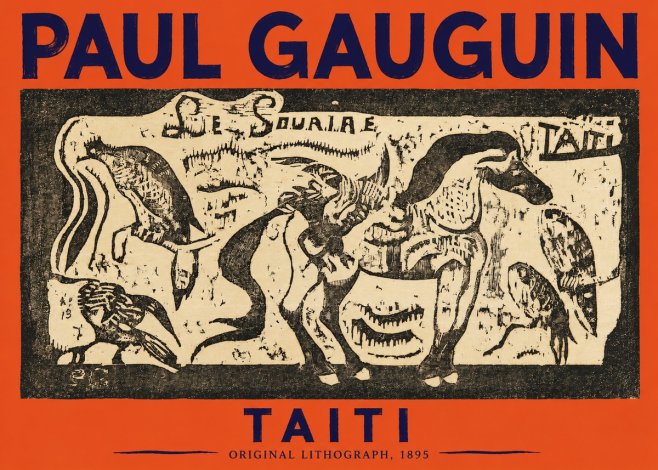 Paul Gauguin Taiti No2 - Affiche