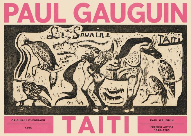 Paul Gauguin Taiti No3 - Affiche