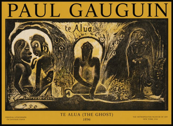 Paul Gauguin Te Alua (the Ghost) No1 - Affiche