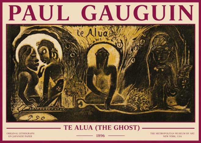 Paul Gauguin Te Alua (the Ghost) No3 - Affiche