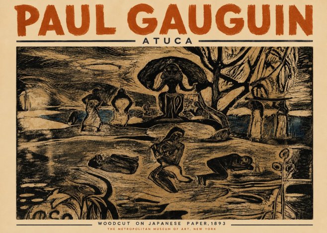Paul Gauguin Atuca No4 - Affiche