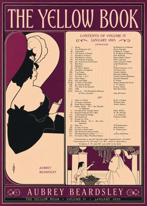 Aubrey Beardsley The Yellow Book II No2 - Affiche