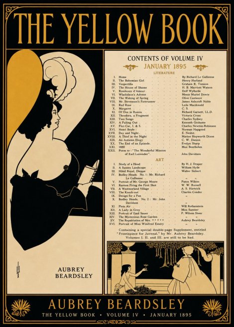 Aubrey Beardsley The Yellow Book II No3 - Affiche